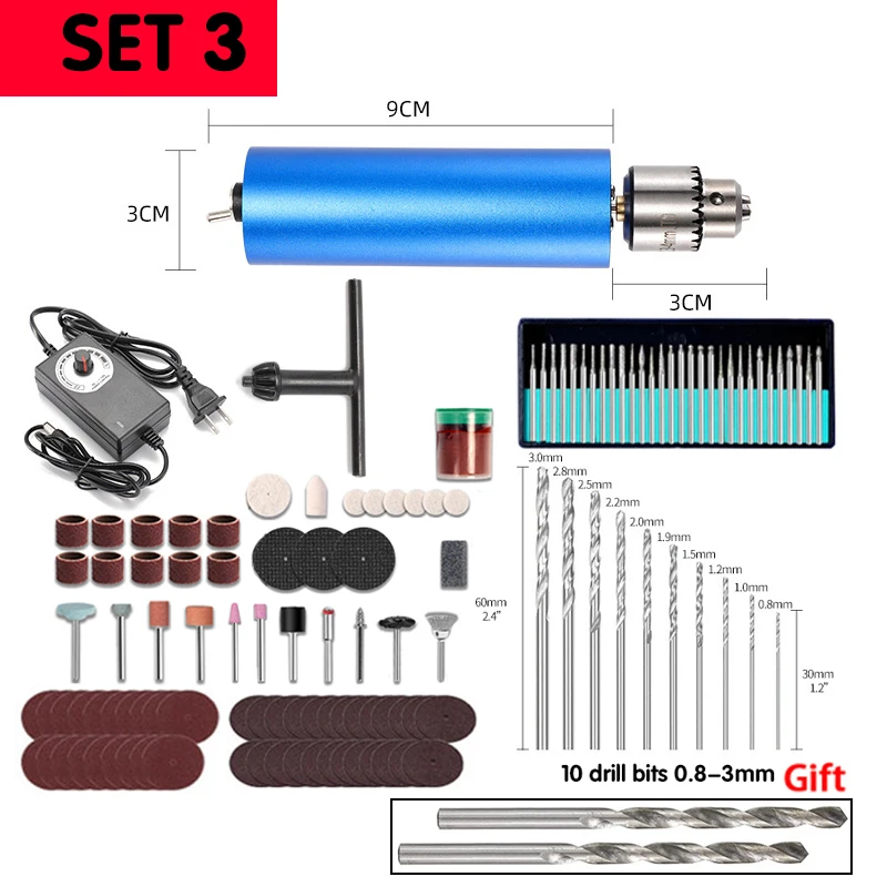 

Мини-дрель 385, двигатель с переменной скоростью, электрический вращающийся инструмент, шлифовальный станок, гравер, резка, полировка, мощность DIY Dremel
