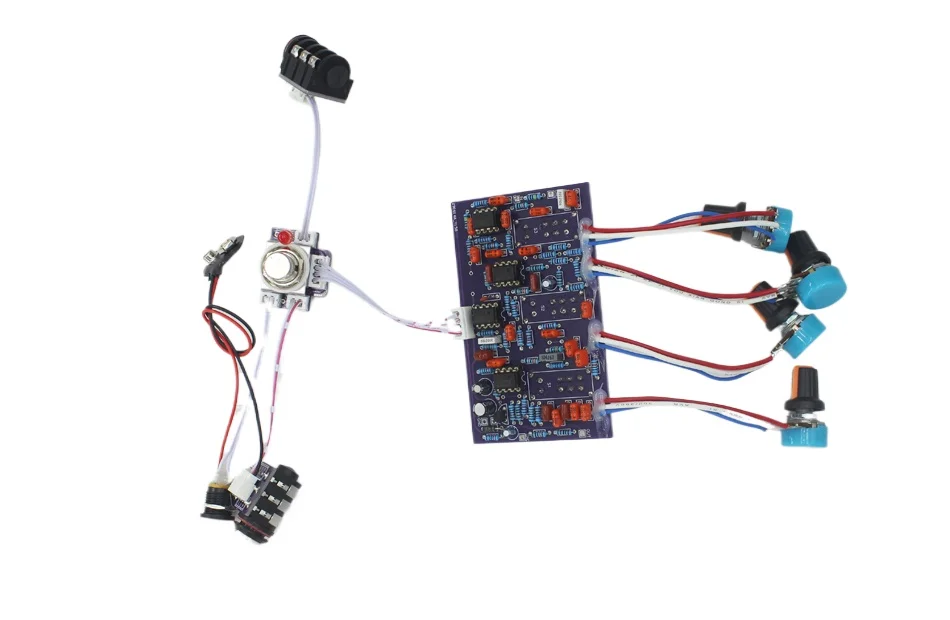 DIY Hand Effect Maker SansAmp GT-2 Duplicate Electric Guitar Speaker Simulates Distortion of a Single Circuit Board