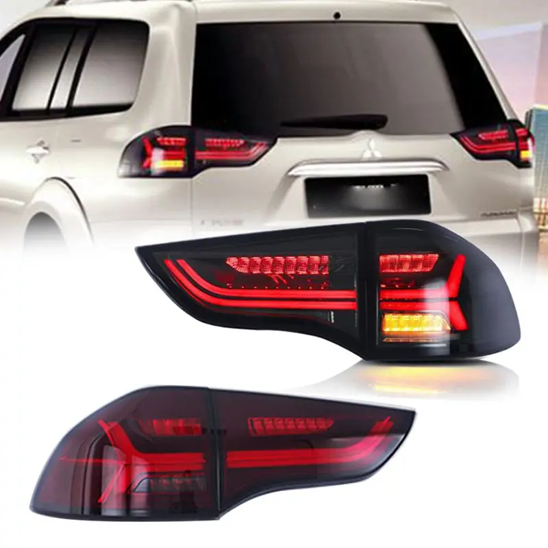 Car LED Taillight Tail Lights For Mitsubishi Montero Sport Pajero 2011 2012 2013 2014 2015 Rear Fog Lamp Brake Light Reverse