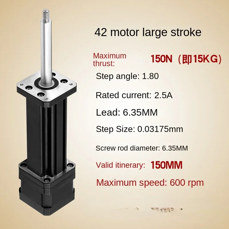 

Fixed Axis Screw Stepper Motor Driver Electric Pushing Rod Stepper Servo Electric Cylinder