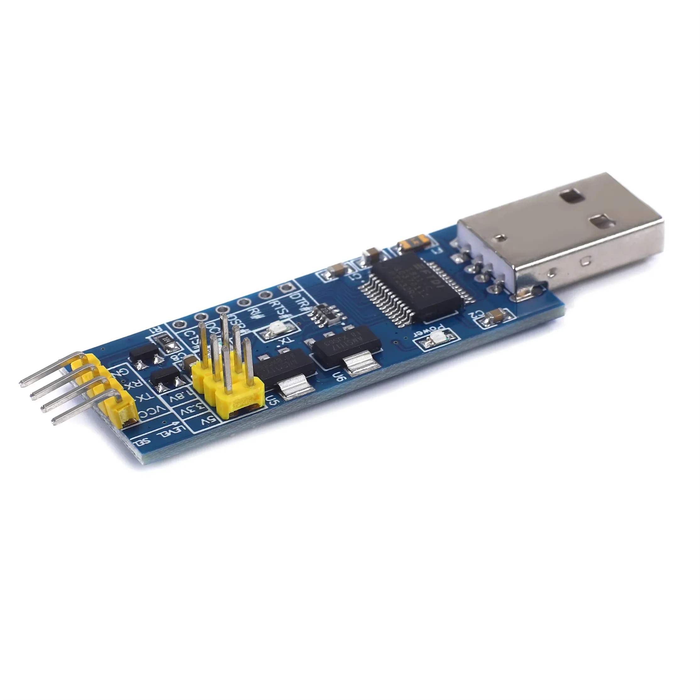 FT232RL serial port module USB to TTL serial port small board 5V 3.3V 1.8V level Download the burn line