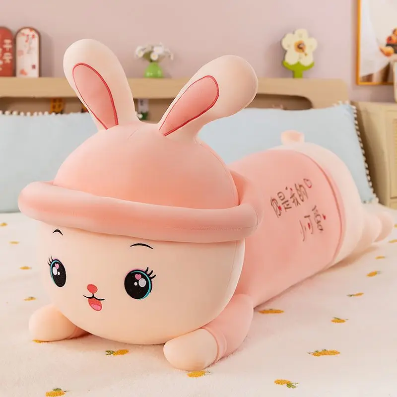 Almofada de Pelúcia Grande para Meninas, Boneca Macia e Fofa, Companheira para Dormir, Almofada Abraçável