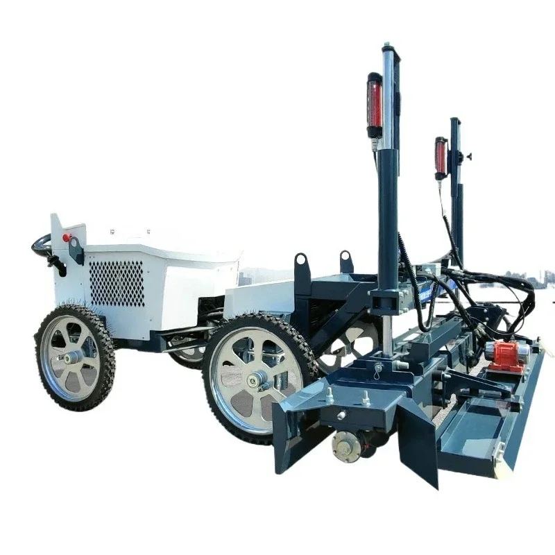 Leveling machine four-wheel car, concrete cement pavement, automatic leveling machine c