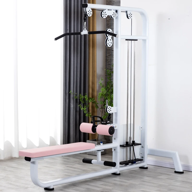 Muti-Functional Gym Station Popular Lat Pull Down Machine with Leg Holder Home Use Low Row Machine