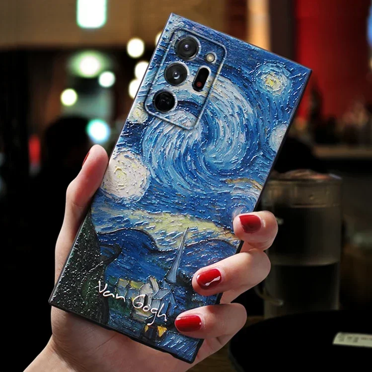 Funda para Samsung Galaxy Note 20 Note20 Ultra 10 Plus Lite Note10 Plus, carcasa de silicona suave con arte 3D para hombre y mujer