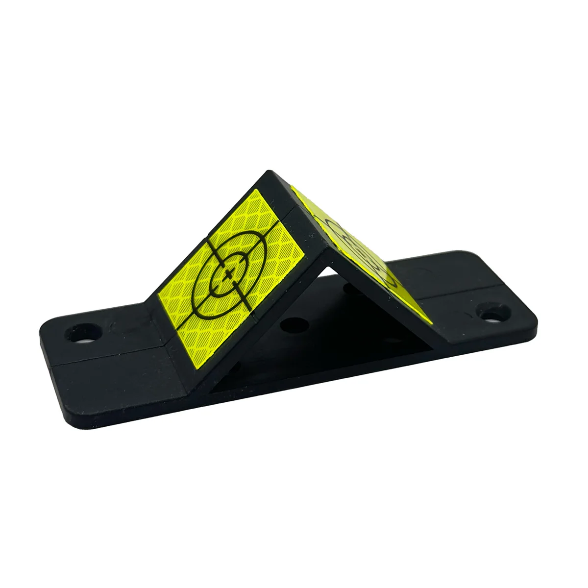 Angle measurement plaquette , Plaque ,45 Degree reflective targets on plastic mountable assembly for total station optical prism