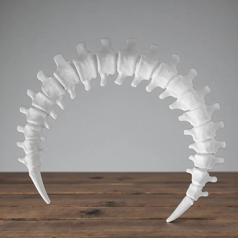 Cord Moon Wall Hanging Gothic Home Decor Living Room Wall Art Ornament Dissecting Wall Decorations Using Bone Moon Art Spinal