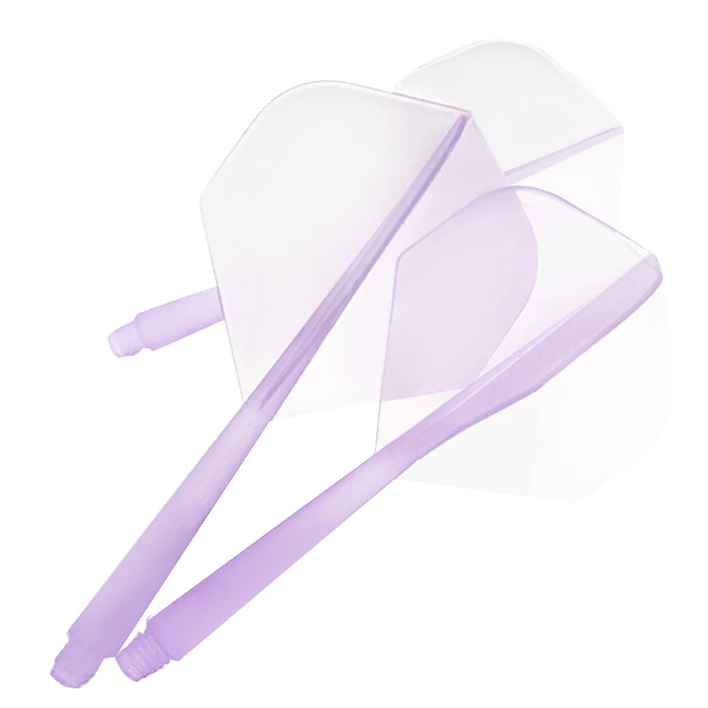 3Pcs Integrated Dart Flights and Shafts Anti-fall Transparent Darts Tail  Integrated Dart Shaft and Flights Plastic