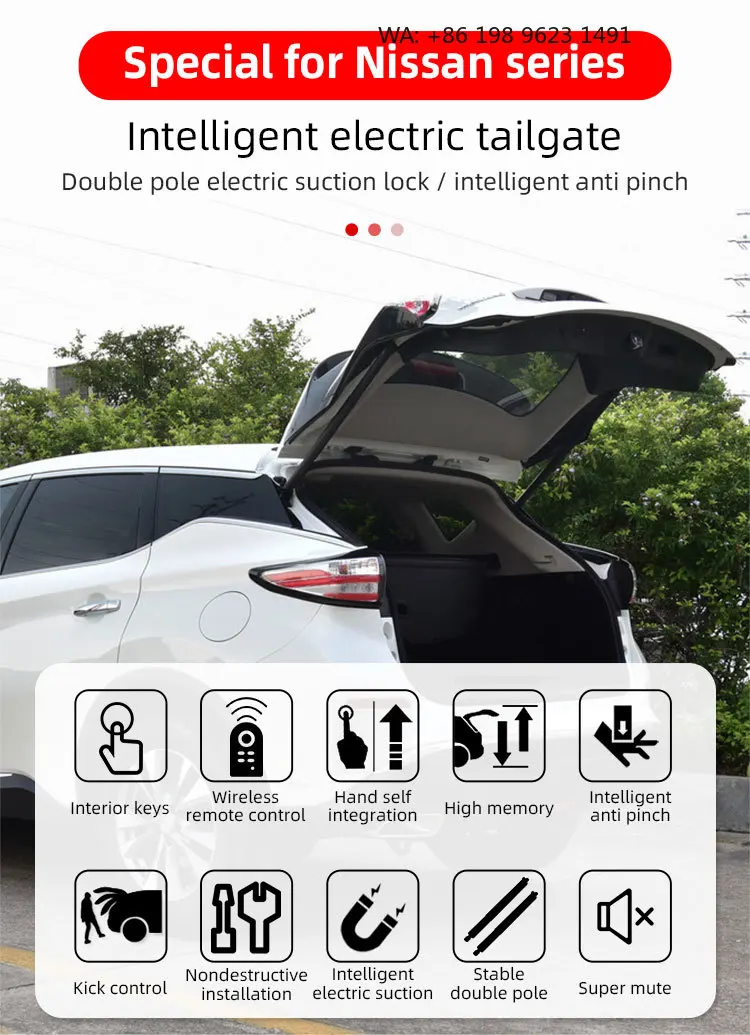 Automatic Opening Regulator Accessories  Tailgate for  Patrol 2016-2018  Power Liftgate Boot Door Lock