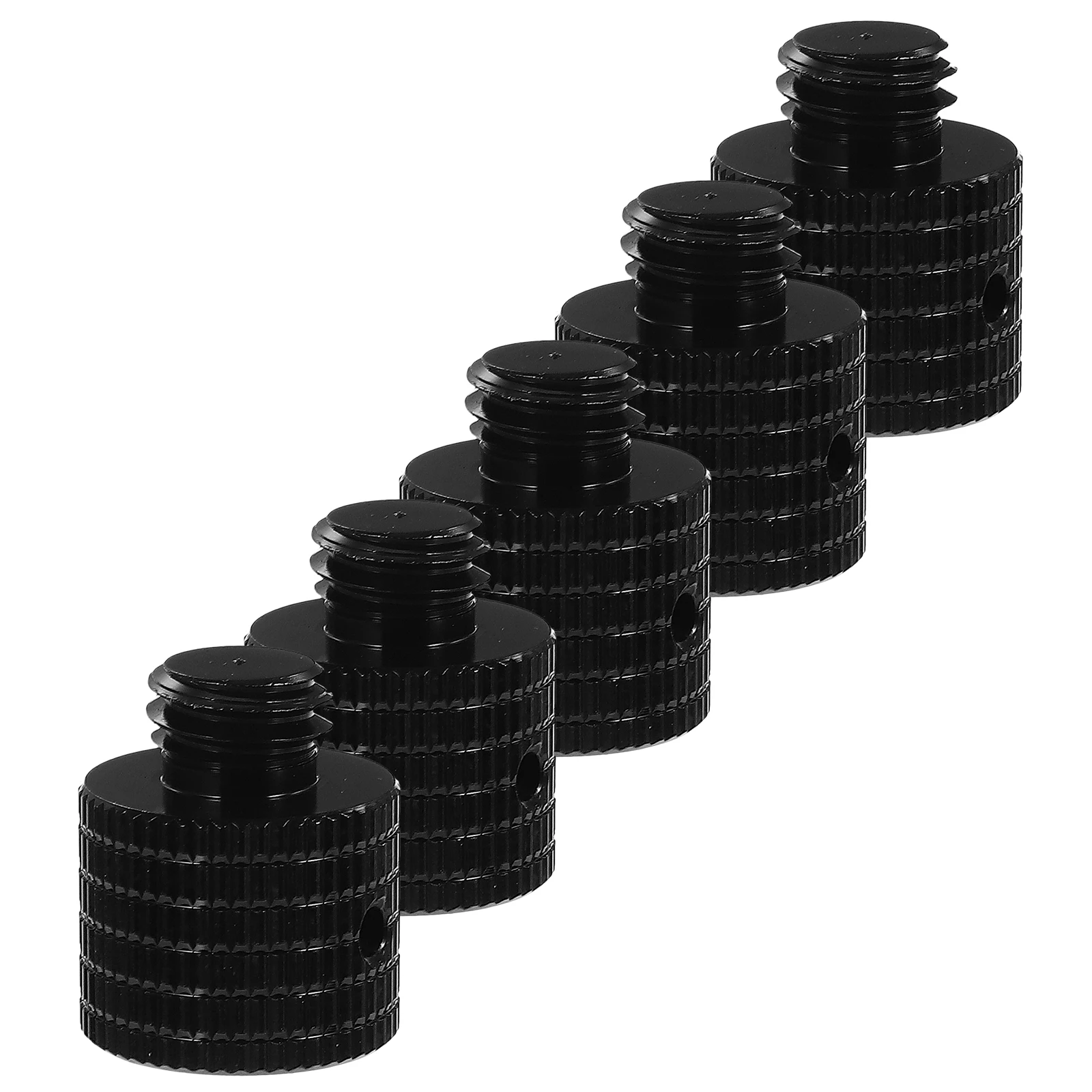 

5pcs 3/8 to 3/8 Camera Screw Adapter Aluminum Alloy Tripod Mount Screws Reinforced Hole Male Female Photography Equipment