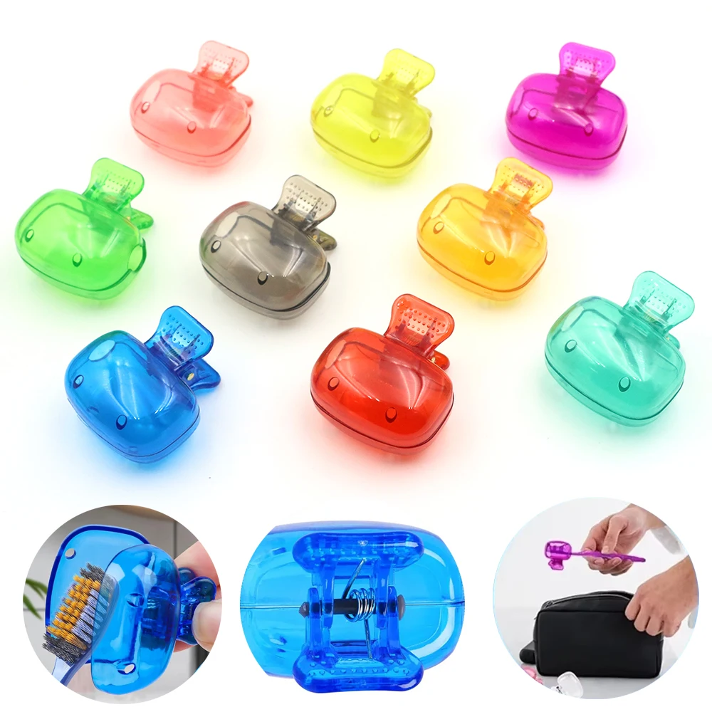 

Portable Toothbrush Head Protective Cover for Travel Camping Dustproof Universal Head Cover Cute Toothbrush Head Protective Cap