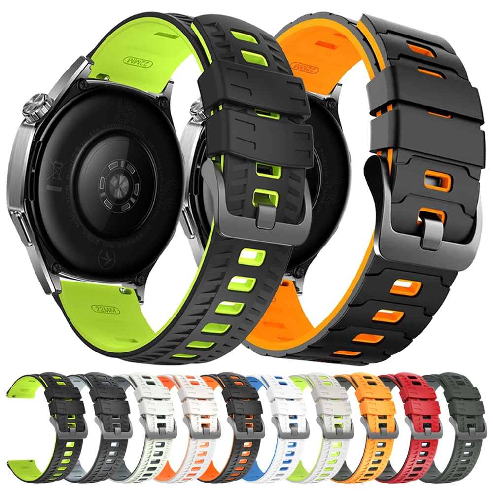 22Mm Silicone Strap…