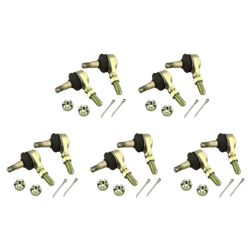 10X ATV Upper And Lower Ball Joint Tie Rod Ball Joint Kit For Warrior 350 YFM350 YFM-350 YFM350 1987-2004-A08Q