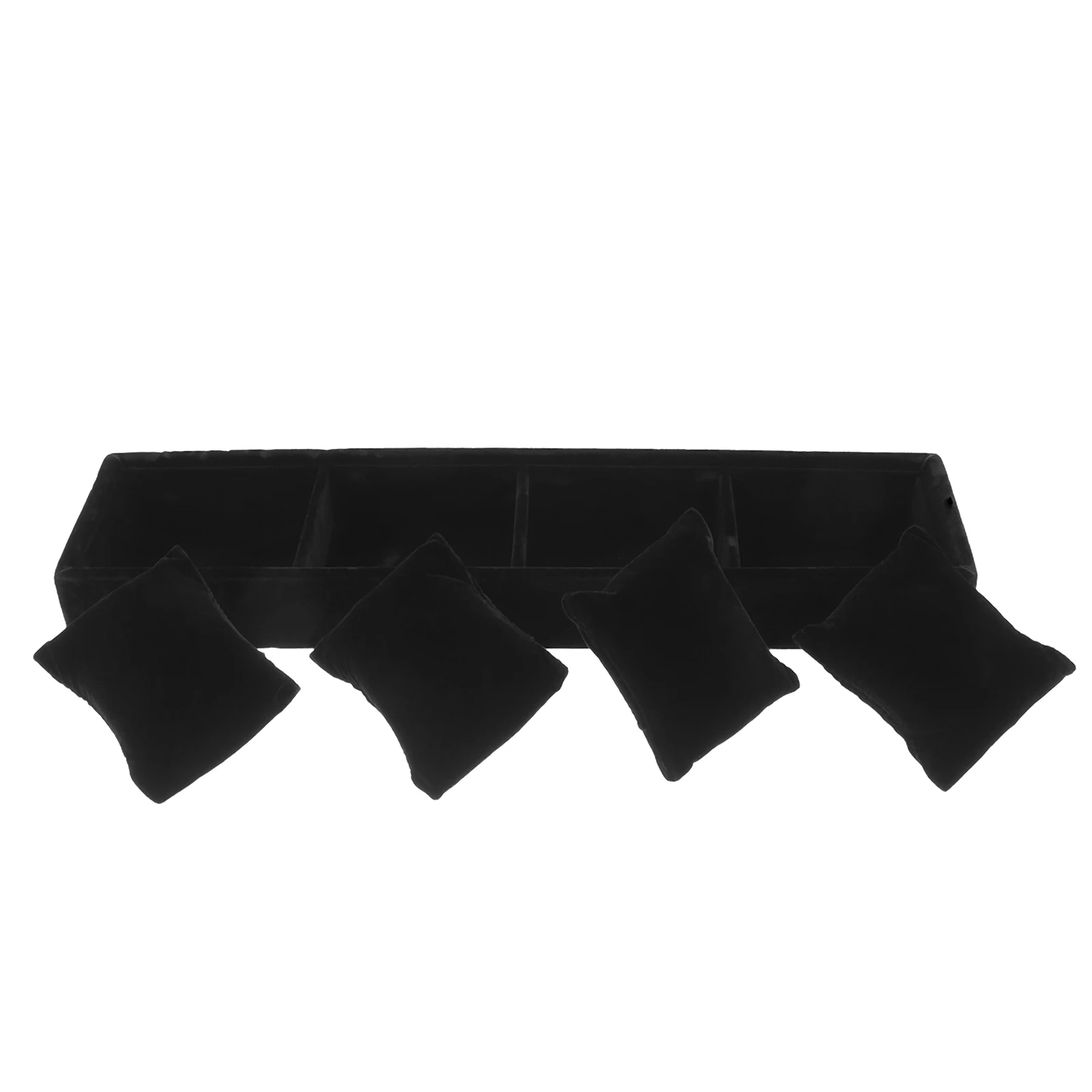 

Jewelry Display Box Hand Holder Bracelet Showcase Tray Props Black Chest Bracelets Bangle Man