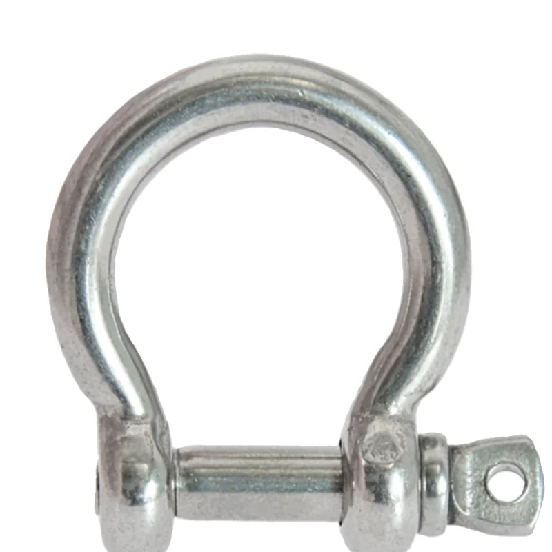 

304 stainless steel U-shaped buckle Snap ring Rope connection ring Underwater photography light handle buckle