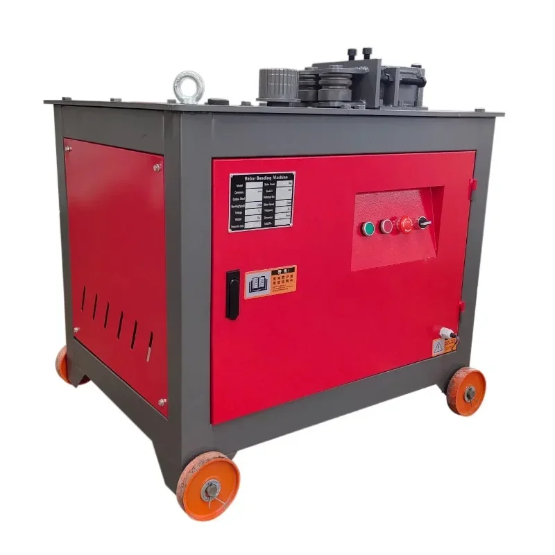 2025Automatic Spiral Bending Machine Steel Bar Rebar Construction Circle Arc Bender Motor New Condition Includes Straightening