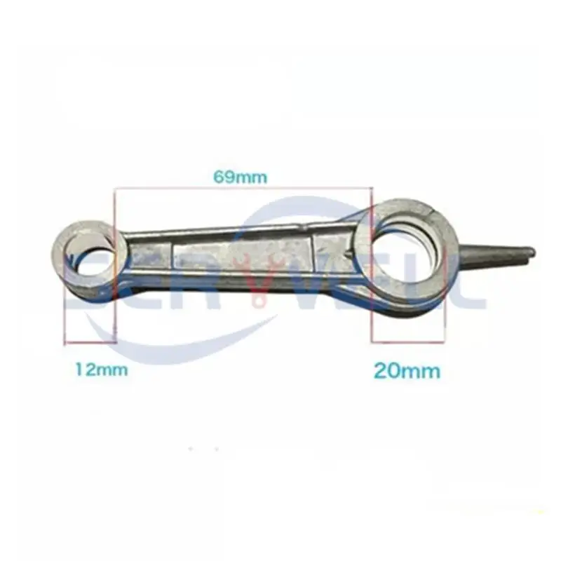 Aluminum Alloy Air Compressor Piston Connecting Rod 12mm x 20mm x 69mm