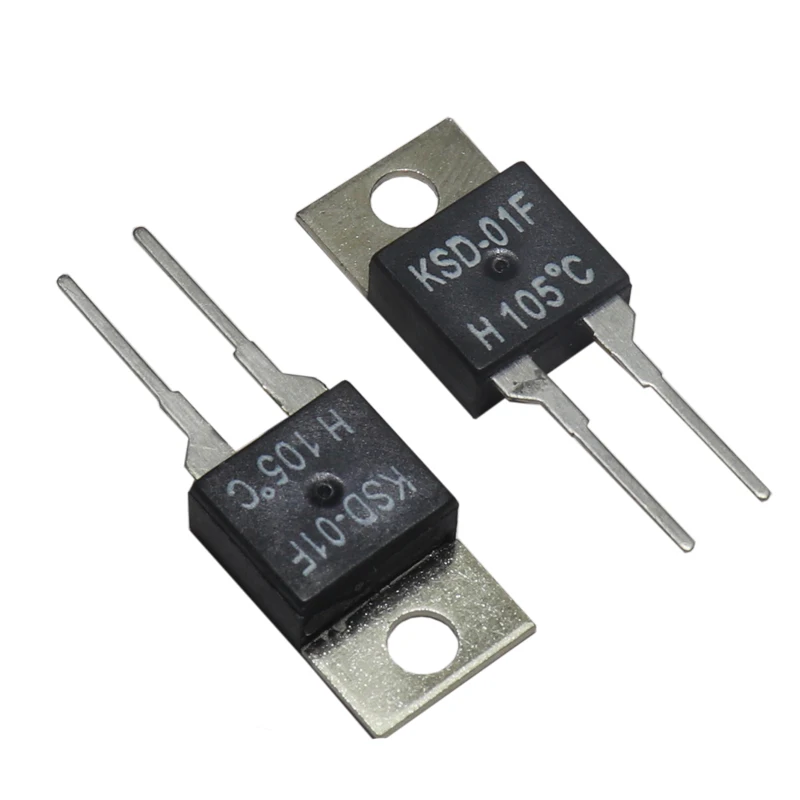【5pcs】0C 5 10 15 20 25 35 DegC NC Normally Closed NO Open 1.5A Thermal Switch Temperature Sensor Thermostat KSD-01F JUC-31F