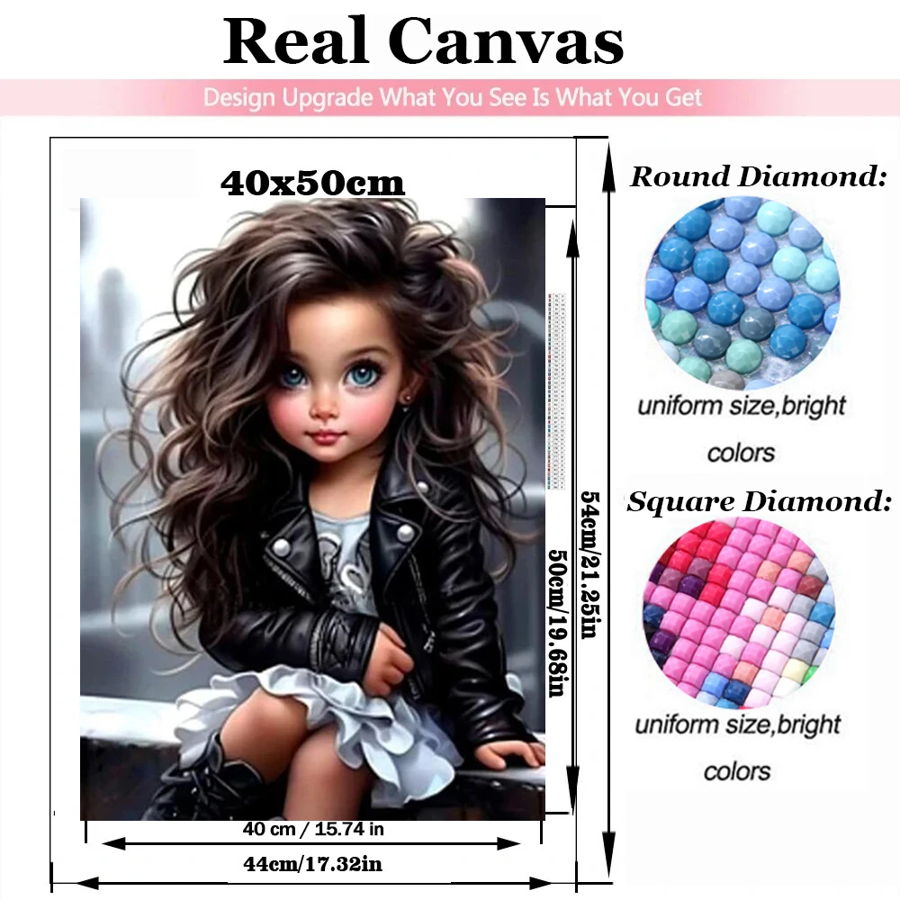 Cool Curly Full Drill DIY 5D Diamond Painting New 2024 Stempunk Handsome Girl Coffee Cat Mosaic Cross Stitch Kit Embroidery W540