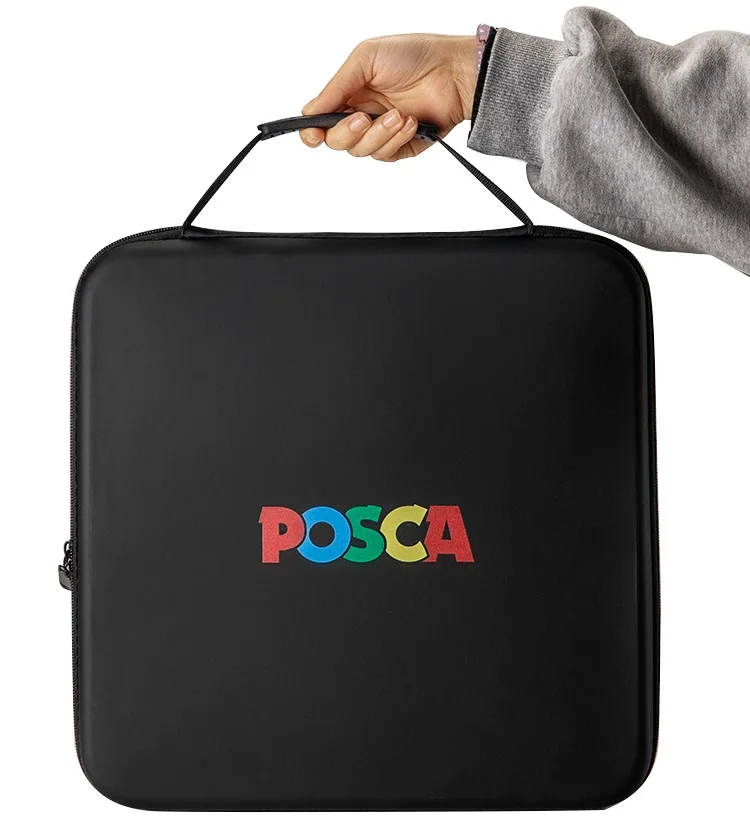 Imagem -04 - Papelaria Portátil 36 48 72 Buracos Slots Marcador Bolsa Case Organizer para Todos Posca Tamanho Marcador para Uni Pc1m 3m 5m 8k 17k