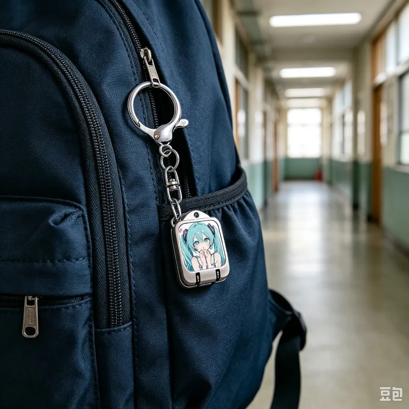 Hatsune Miku Folding Nail Clipper Keychain Portable Mini Nail Cutter Anime Backpack Pendant Key Ring Gift for Fans view 3