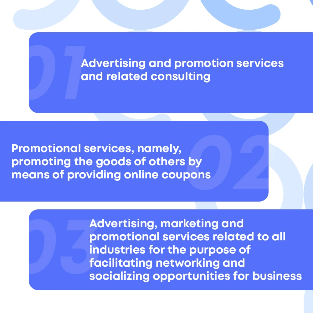 bingwish Advertising and promotion services and related consulting， Promotional services, namely, promoting the goods of others