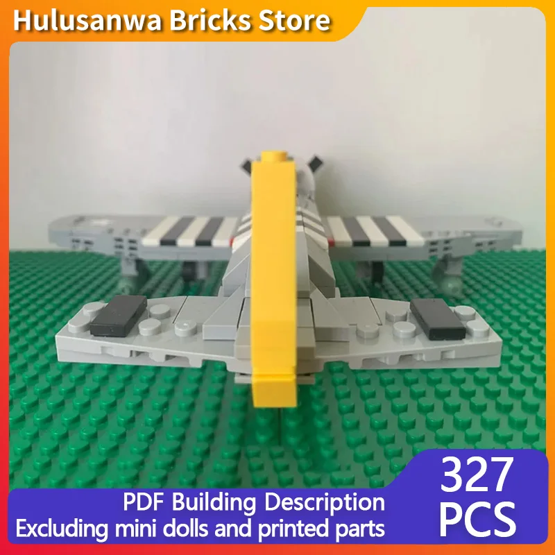 

P-47 Thunderbolt WW2 военный истребитель модель MOC строительные кирпичи военное оборудование модульные технологии игрушки костюм подарки для детей