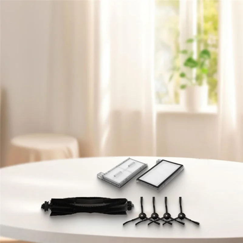 ABVI-For Eufy X8 Pro Series Robot Vacuum Cleaner Replacement Parts-Main Side Brush HEPA Filter For Model X8 Pro SES