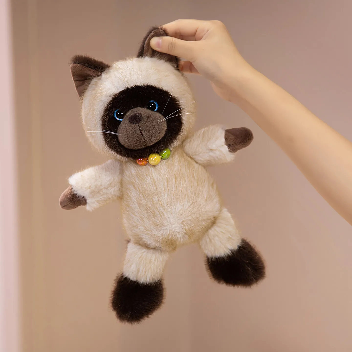 30/45/60 سنتيمتر جميل سيامي القط ألعاب من القطيفة محشوة محاكاة القط وسادة لطيف سيامي الدمى عيد ميلاد هدية الكريسماس