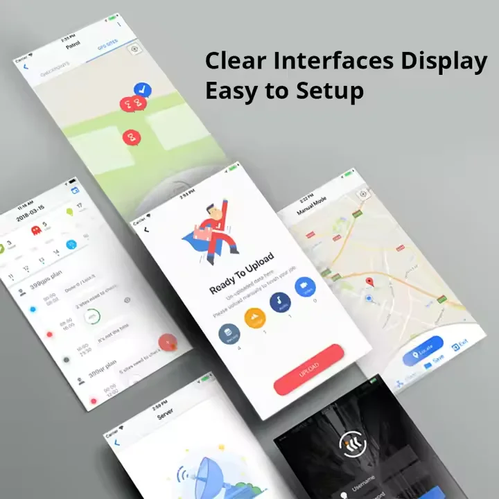 Sistema JWM WM Mini Guard Tour con múltiples planes Garantía de por vida PC/APP/WeChat Guard Patrol System de monitoreo