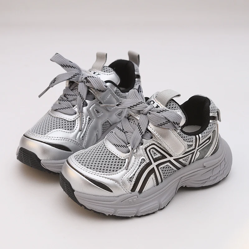 أحذية رياضية للأولاد 2025 لربيع وخريف أحذية جري عصرية للأطفال طراز جديد، خفيفة الوزن وغير قابلة للانزلاق، للأب البنات