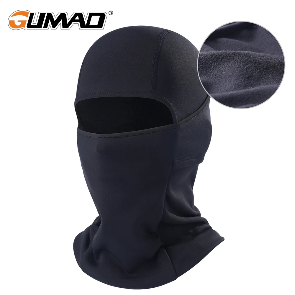 Winter Fleece Balaclava Black Full Face Mask Neck Warmer Thermal Head Cover Cycling Hood Liner Sport Ski Snowboard Scarf Hat Men