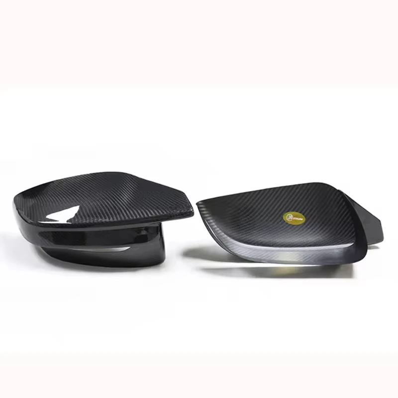 Carbon Fiber Fibre Side Mirror Cover Caps for BMW M3 M4 M2 G80_82_83_87 M240 M50 Ture Factory Fitment