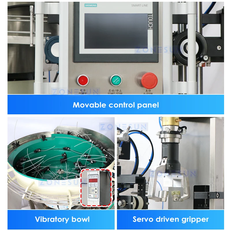ZONESUN Automatic Trigger Bottle Packaging Production Line Aerosol Spray Liquid Filling Capping Labeling Machine ZS-MPCL1