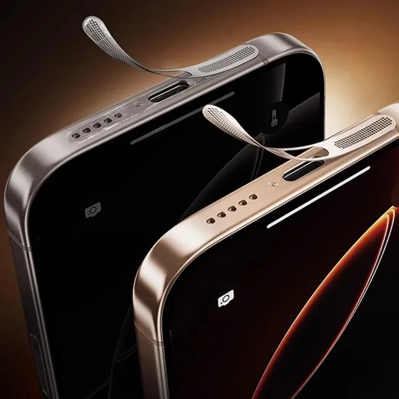 الهاتف الغبار صافي ملصقات القط باو التصميم سماعة المتكلم ثقب مكافحة الغبار شبكة معدنية غطاء غبار آيفون 17Pro ماكس 17Pro 17