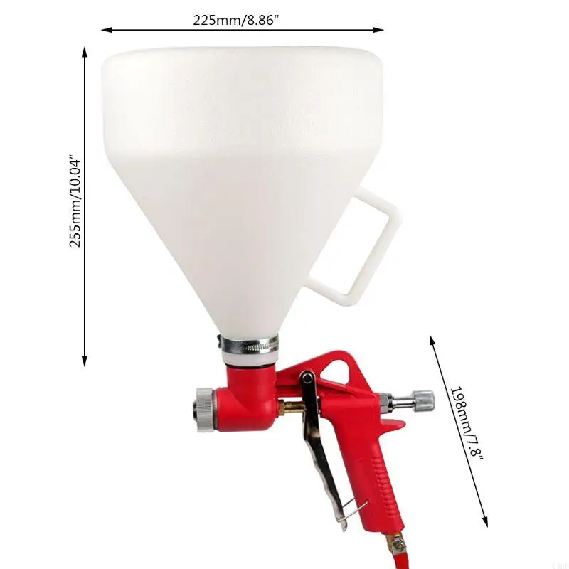 

63HF Air Paint Texture Tool Wall Painting Sprayer with 3 Noz
