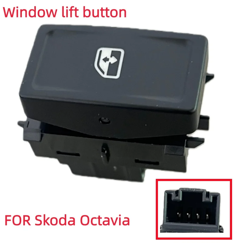 Interruptor de ventanilla eléctrica apto para Skoda Octavia interruptor regulador de ventanilla eléctrica 5E0959855