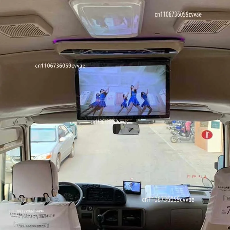 Zhongba bus RV modified 22 inch car TV high definition large screen MP5 ceiling display player