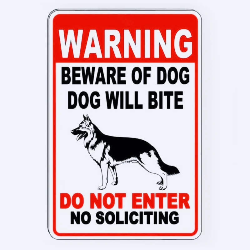 

Car decal stickers New Canine Shield Warning Sign - Dog Bite Risk 15cm PVC KK