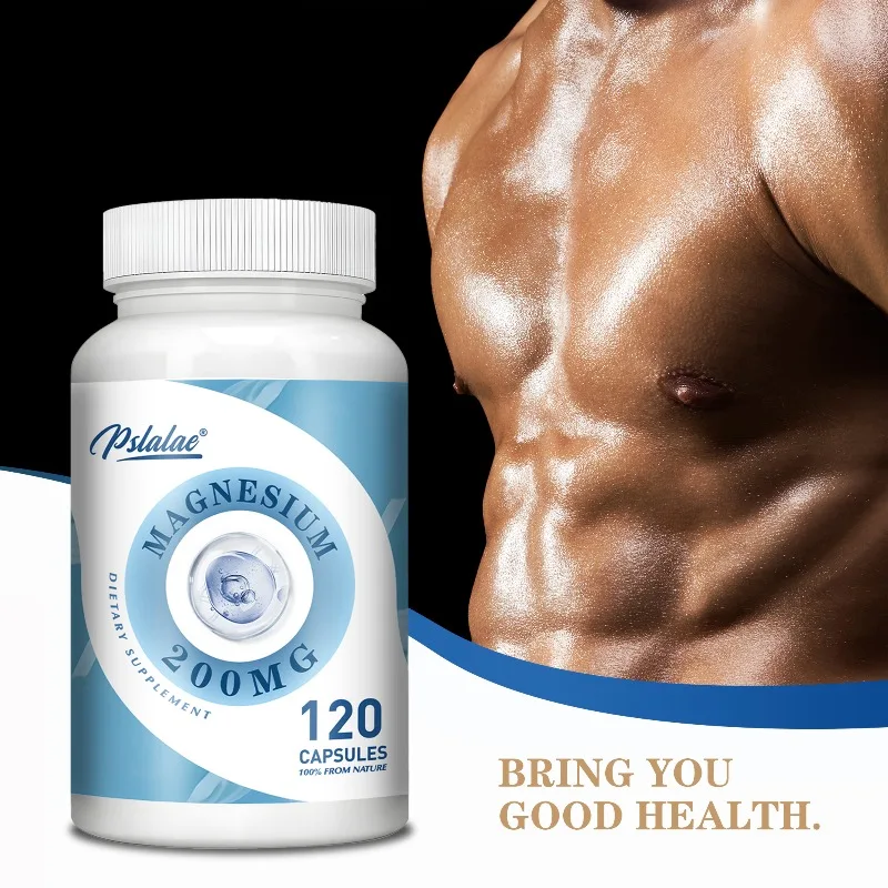 Magnesium Supplement for Sleep, Brain, Nervous System, Bone, Muscle, Relieve Anxiety Heart Health