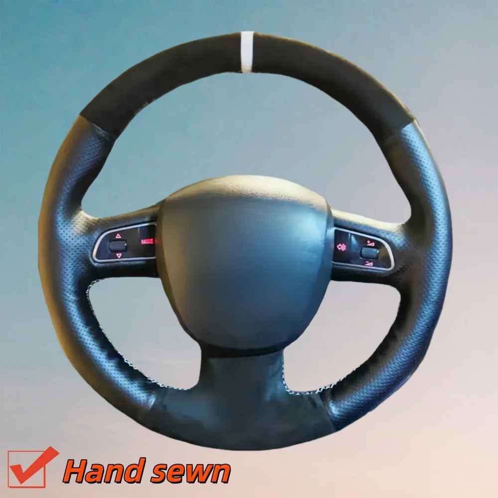 

Индивидуальный чехол на руль из замши для Audi A3 8P Sportback, A4 B8 Avant, A5 8T, A6 C6, A8 D3, Q5