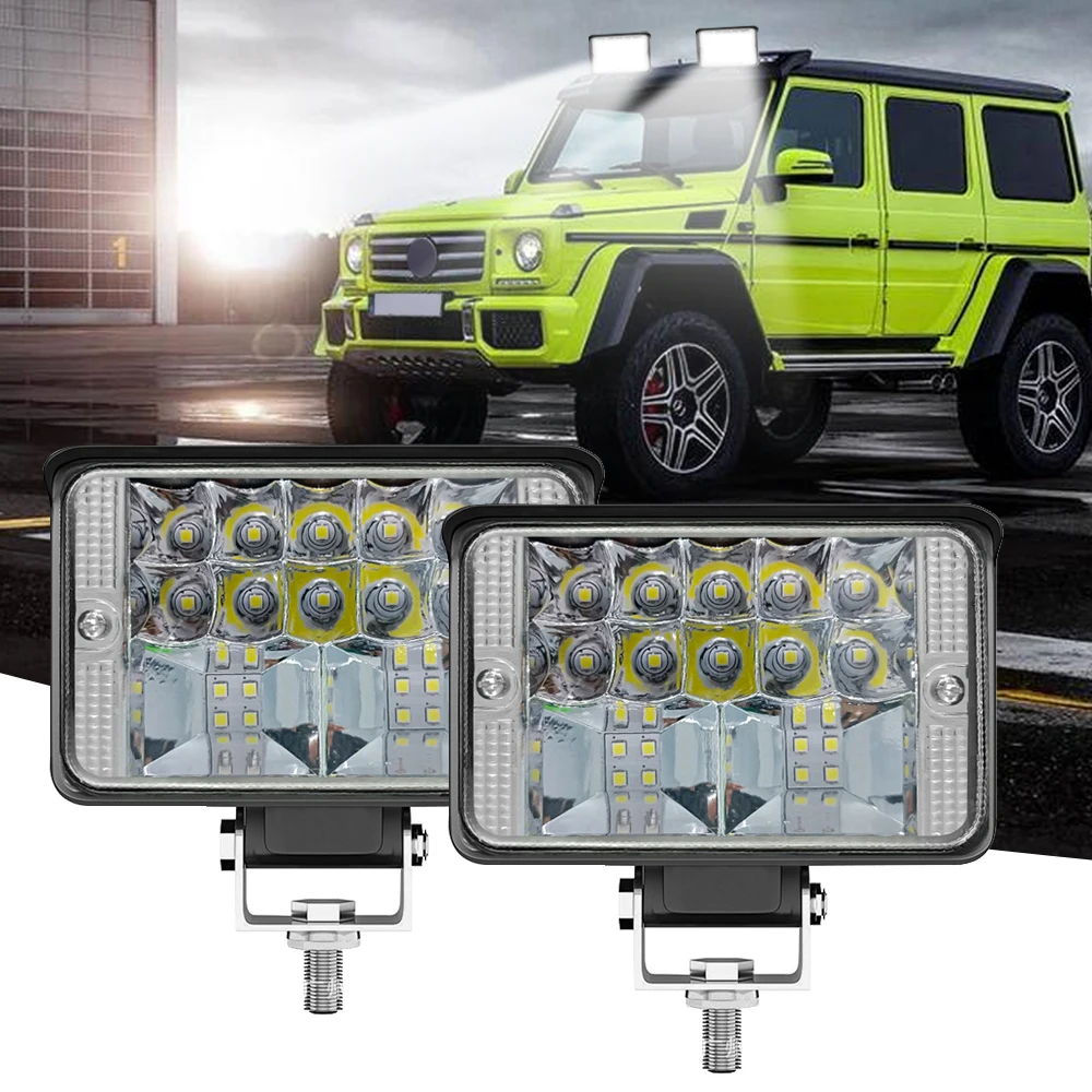 

OKEEN 54W LED Headlight Spot Flood Combo Work Light Bar For Offroad SUV ATV Truck 4WD 4x4 Boat Fog Lamp Car Accessories 12V 24V