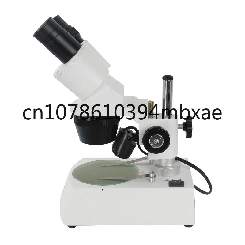 LED Binocular Stereo Microscope 20X/40X with WF10X Eyepieces(BM-3C)