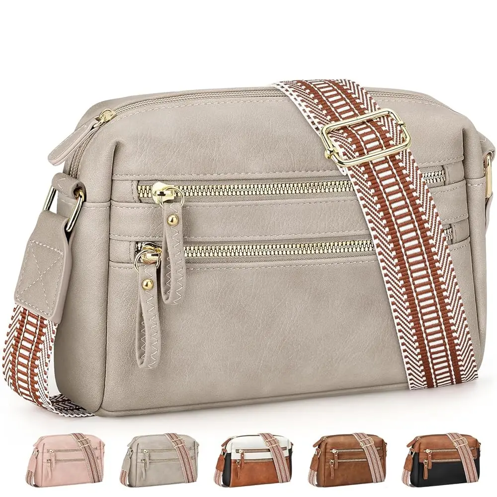 Crossbody Bags for Women Small Crossbody Purses Vegan Leather Cross body Purse Women's Shoulder Handbags