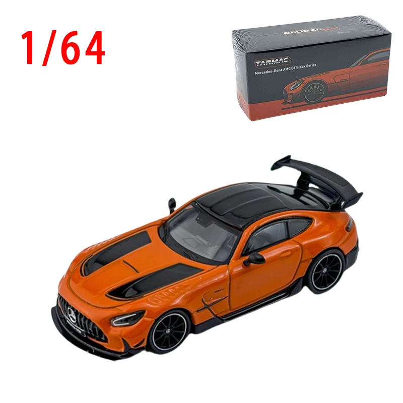 Diecast 1/64 Scale Mercedes-Benz Amg Gt Black Series Car Model Alloy Benz Amg Gt Collector Car Model Collectible Ornaments