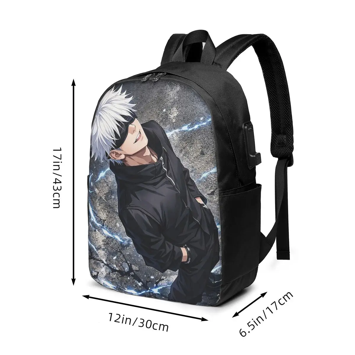 Anime Spellcaster Gojo Satoru Backpack Travel Notebook Bag Computer College Student School Bag Laptop Shoulder Bags Men Women
