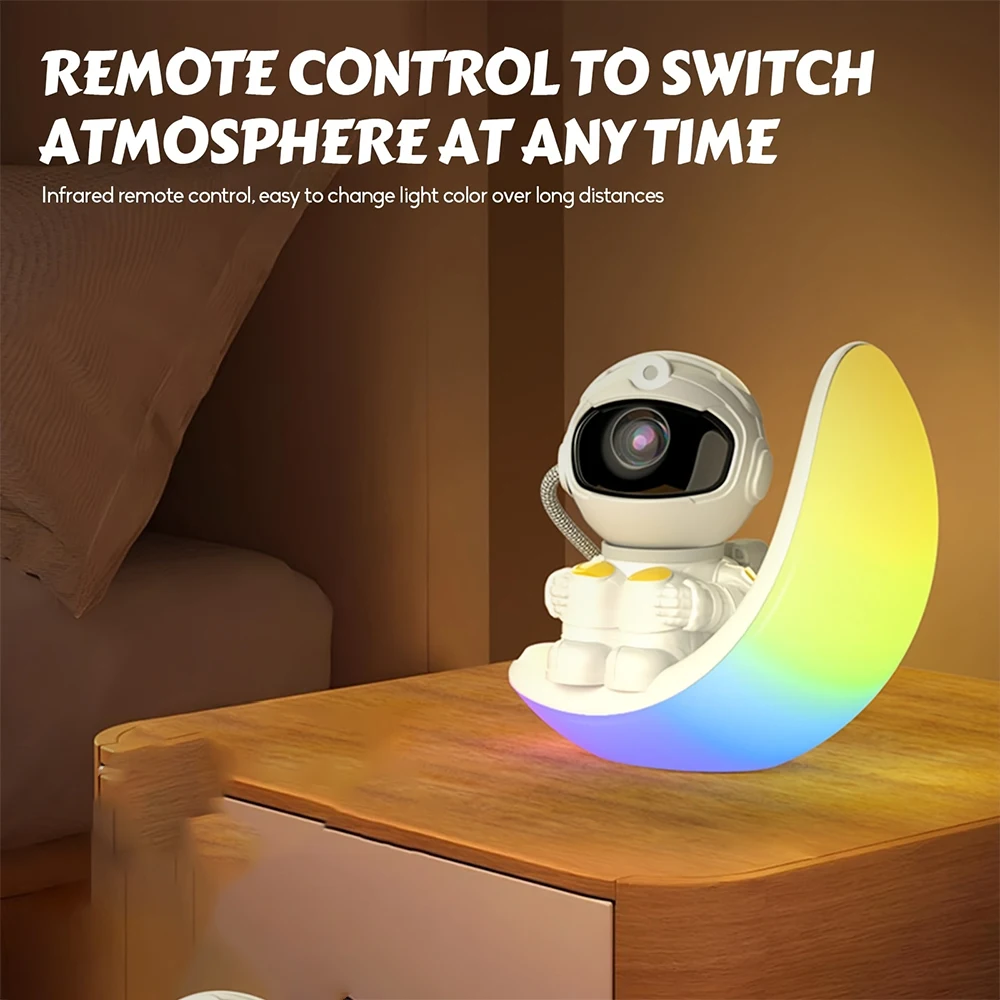 Astronaut Star Projector Galaxy Light, 360° Space Man Buddy Projector Sky LED Night Light Space Starlight Spaceman Lamp Gifts