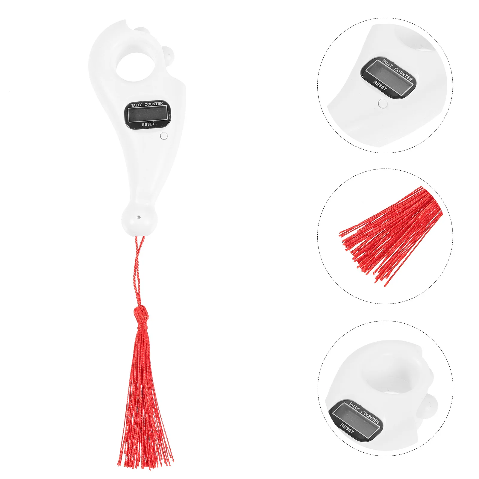 Digital Beads Counter Handheld Portable Rotating Dial Counting Device Simple Bead Counter for Daily Use Chanting Electric Screen