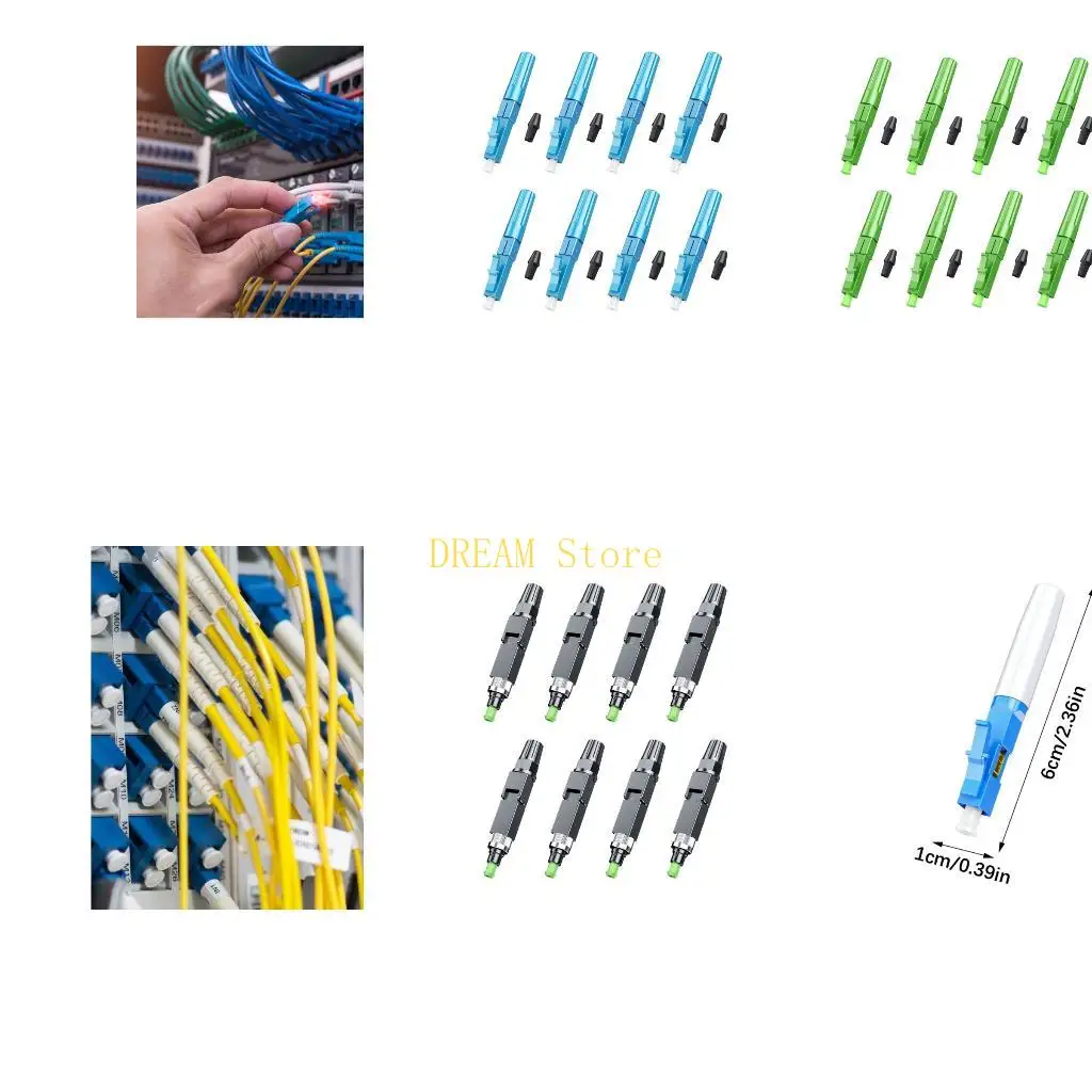 Fiber Opt Quick Connector Cold Splicing Easy For Single Mode Multimode Fiber best sale