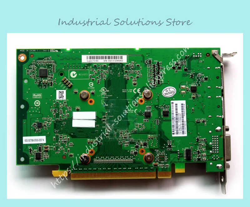 Оригинальный FX580 512 МБ PCI-E DP Q600 1700, двойной заклинатель, 100% тестирование, идеальное качество